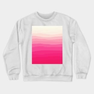 Abstract print, Pink ombre, Pink, Abstract art, Pattern, Modern art, Wall decor Crewneck Sweatshirt